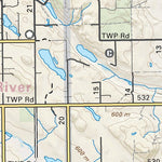 Backroad Mapbooks CEAB50 Marwayne - Central Alberta Topo digital map