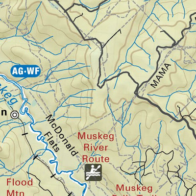 Backroad Mapbooks CEAB53 Muskeg River - Central Alberta Topo digital map