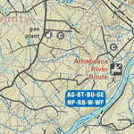 Backroad Mapbooks CEAB55 Grizzly - Central Alberta Topo digital map