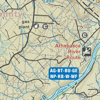 Backroad Mapbooks CEAB55 Grizzly - Central Alberta Topo digital map