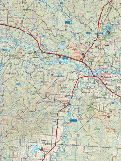 Backroad Mapbooks CEAB57 Whitecourt - Central Alberta Topo digital map
