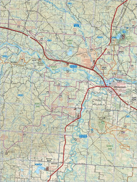 Backroad Mapbooks CEAB57 Whitecourt - Central Alberta Topo digital map