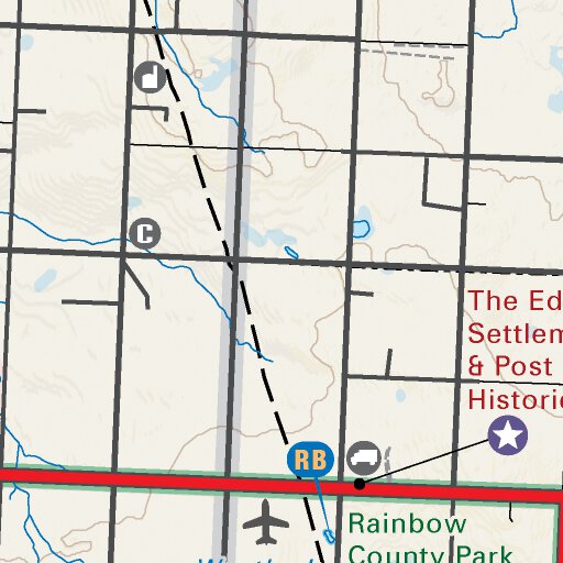 CEAB60 Westlock Central Alberta Topo Map by Backroad Mapbooks