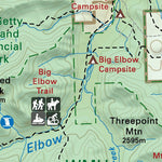 Backroad Mapbooks CRCR06 Elbow River - Canadian Rockies Topo digital map