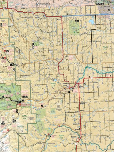 Backroad Mapbooks CRCR07 Turner Valley - Canadian Rockies Topo bundle exclusive