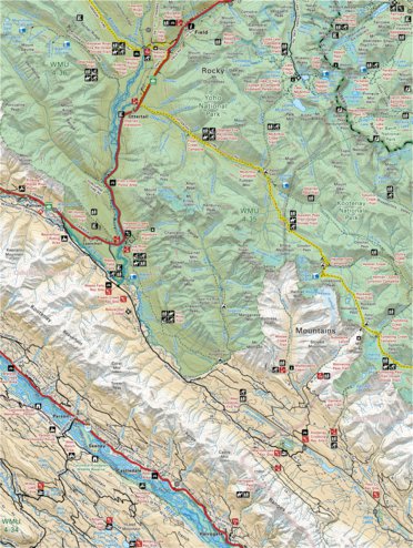 Backroad Mapbooks CRCR08 Field - Canadian Rockies Topo bundle exclusive