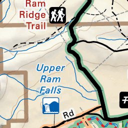 Backroad Mapbooks CRCR20 Ram Falls - Canadian Rockies Topo bundle exclusive