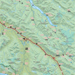 Backroad Mapbooks CRCR24 Maligne Lake - Canadian Rockies Topo bundle exclusive