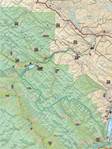 Backroad Mapbooks CRCR37 Rock Lake - Canadian Rockies Topo bundle exclusive