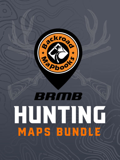 Backroad Mapbooks GHA 19A Manitoba Hunting Topo Map Bundle bundle