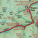 Backroad Mapbooks Glacier National Park BC - Backroad Mapbooks digital map