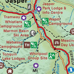 Backroad Mapbooks Jasper National Park – Alberta Park Recreation Map digital map