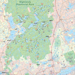 Backroad Mapbooks Kawartha Highlands Park Ontario Park Adventure Map digital map