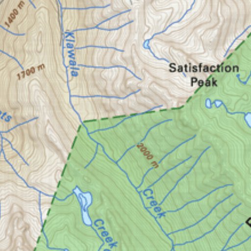 Kokanee Glacier Provincial Park BC Park Recreation Map by Backroad