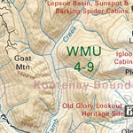 Backroad Mapbooks KRBC02 Castlegar Trail - Kootenay Rockies BC Topo-2023 digital map