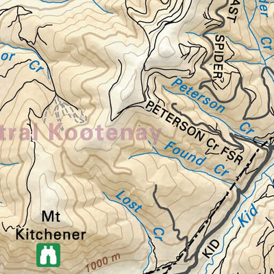 Backroad Mapbooks KRBC05 Creston - Kootenay Rockies BC Topo-2023 digital map