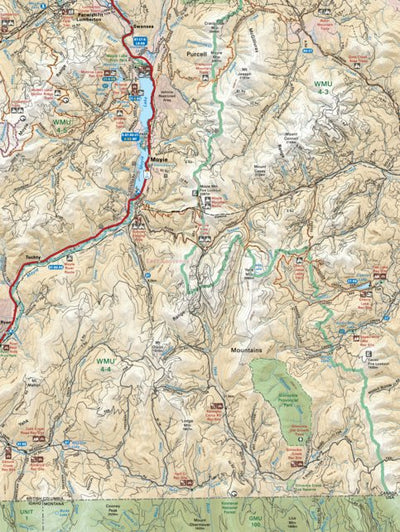 Backroad Mapbooks KRBC06 Moyie Lake - Kootenay Rockies BC Topo-2023 digital map