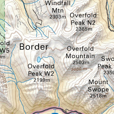 Backroad Mapbooks KRBC08 Flathead - Kootenay Rockies BC Topo-2023 digital map