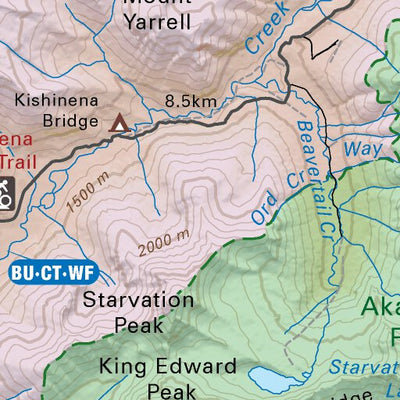 Backroad Mapbooks KRBC09 Akamina Kishinena Park - Kootenay Rockies BC Topo-2023 digital map