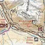 Backroad Mapbooks KRBC11 Slocan Valley - Kootenay Rockies BC Topo-2023 digital map