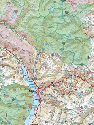 Backroad Mapbooks KRBC20 New Denver - Kootenay Rockies BC Topo-2023 digital map