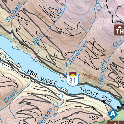 Backroad Mapbooks KRBC28 Trout Lake - Kootenay Rockies BC Topo-2023 digital map