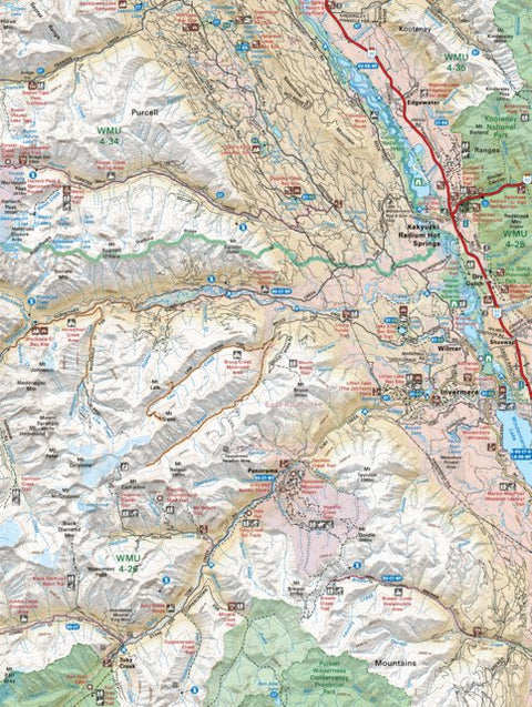 Backroad Mapbooks KRBC30 Invermere - Kootenay Rockies BC Topo-2023 digital map