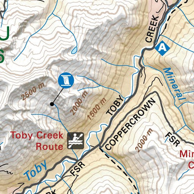 Backroad Mapbooks KRBC30 Invermere - Kootenay Rockies BC Topo-2023 digital map