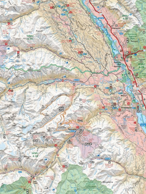 Backroad Mapbooks KRBC30 Invermere - Kootenay Rockies BC Topo bundle exclusive