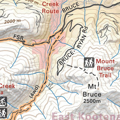 Backroad Mapbooks KRBC30 Invermere - Kootenay Rockies BC Topo bundle exclusive