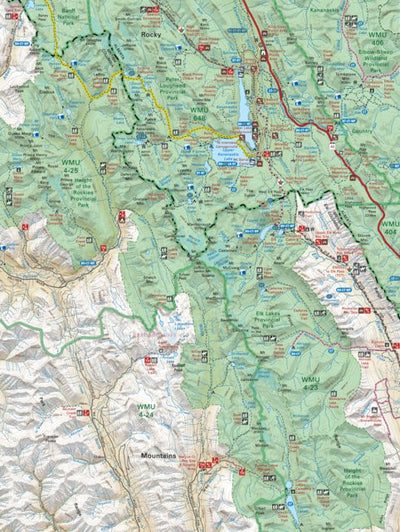 Backroad Mapbooks KRBC32 Elk Lakes Provincial Park - Kootenay Rockies BC Topo bundle exclusive