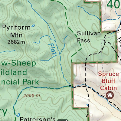 Backroad Mapbooks KRBC33 Elk Range - Kootenay Rockies BC Topo-2023 digital map