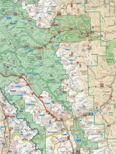 Backroad Mapbooks KRBC33 Elk Range - Kootenay Rockies BC Topo bundle exclusive