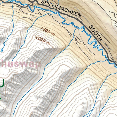 Backroad Mapbooks KRBC37 Parson - Kootenay Rockies BC Topo bundle exclusive