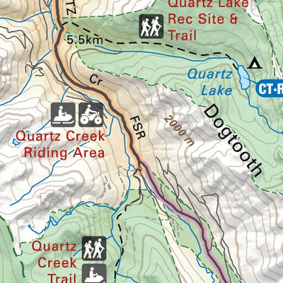 Backroad Mapbooks KRBC42 Rogers Pass - Kootenay Rockies BC Topo bundle exclusive