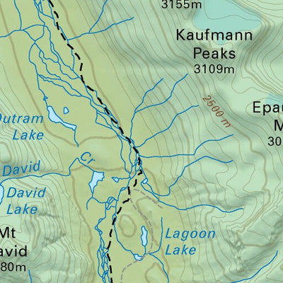 Backroad Mapbooks KRBC48 Mummery Glacier - Kootenay Rockies BC Topo-2023 digital map