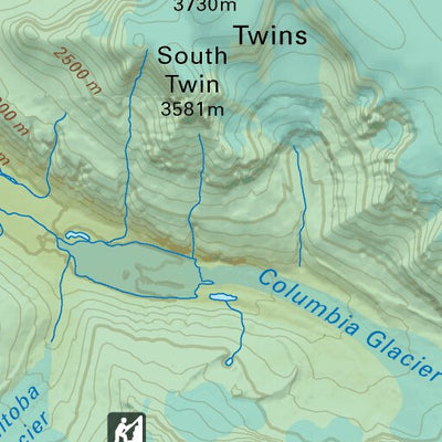 Backroad Mapbooks KRBC51 Columbia Icefield - Kootenay Rockies BC Topo-2023 digital map