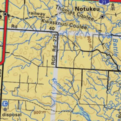 Backroad Mapbooks Map01 Consul - Saskatchewan digital map