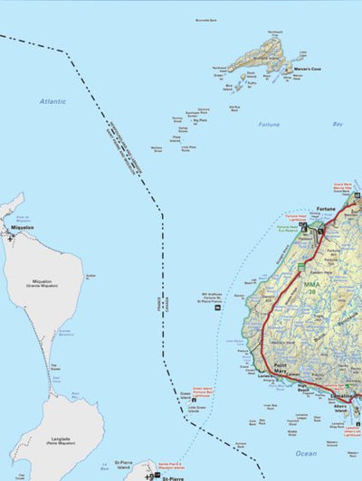 Backroad Mapbooks Map01 Fortune Newfoundland bundle exclusive