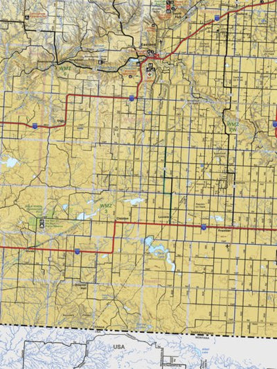 Backroad Mapbooks Map02 Eastend - Saskatchewan digital map