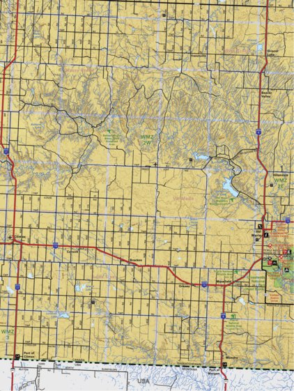 Backroad Mapbooks Map03 Val Marie - Saskatchewan digital map