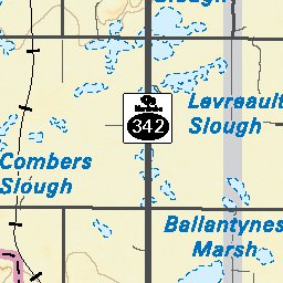 Backroad Mapbooks Map04 Pilot Mound - Manitoba Backroad Mapbooks digital map
