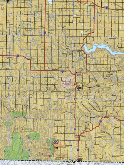Backroad Mapbooks Map05 Wood Mountain - Saskatchewan digital map