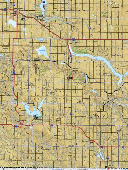 Backroad Mapbooks Map06 Assiniboia - Saskatchewan digital map