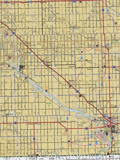 Map09 Estevan - Saskatchewan