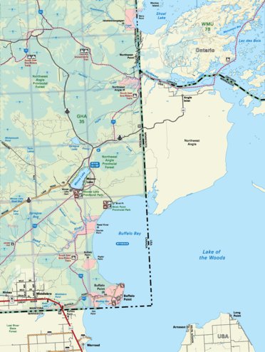 Backroad Mapbooks Map10 Buffalo Point - Manitoba Backroad Mapbooks digital map