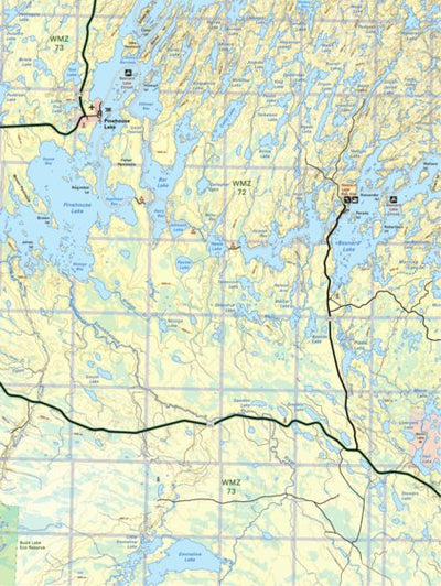 Map100 Pinehouse Lake - Saskatchewan Map by Backroad Mapbooks | Avenza Maps