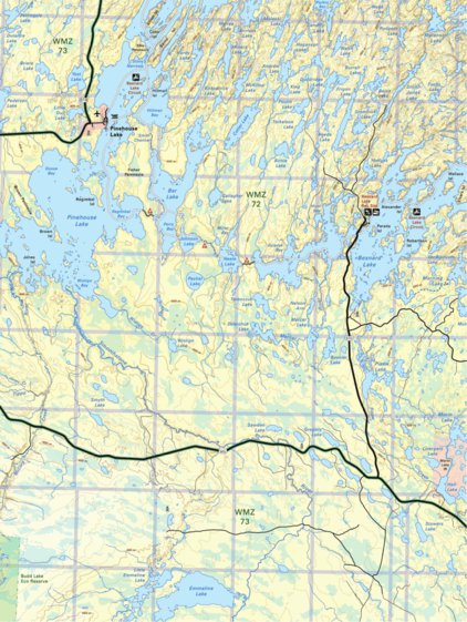 Backroad Mapbooks Map100 Pinehouse Lake - Saskatchewan digital map