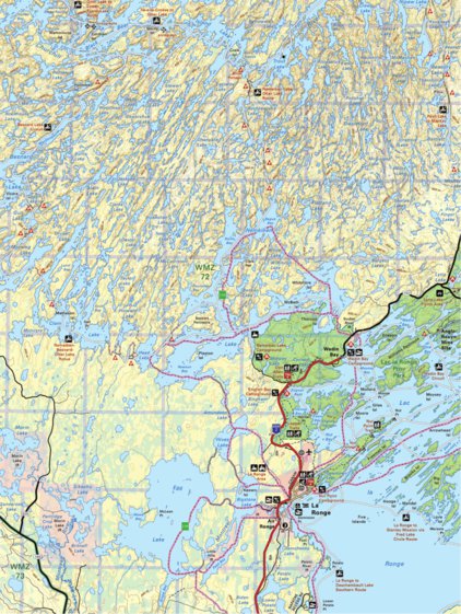 Backroad Mapbooks Map101 La Ronge - Saskatchewan digital map