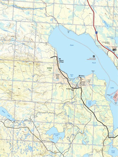 Backroad Mapbooks Map107 Peter Pond Lake - Saskatchewan digital map